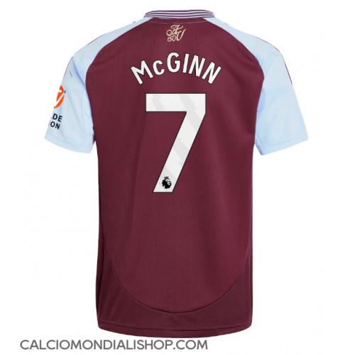 Maglie da calcio Aston Villa John McGinn #7 Prima Maglia 2024-25 Manica Corta